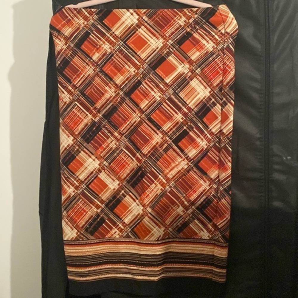 Jemma geometric print skirt